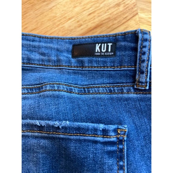 Kut From The Kloth Womens Jeans Size 14 Ankle Skinny Jeans Dark Wash Stretch - Picture 15 of 15